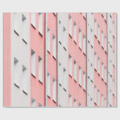 WITTE EN PINKCONCRETE BOUW CADEAUPAPIER (Vlak)