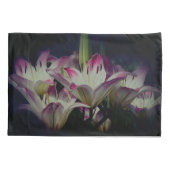 Witte en rode Lily bloemen Kussensloop (Achterkant)