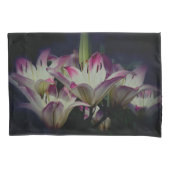 Witte en rode Lily bloemen Kussensloop (Voorkant)