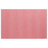 Witte en rode pokkendot stof (Yard (91,4 cm))