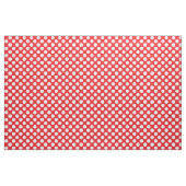 Witte en rode pokkendot stof (Fat Quarter)