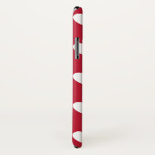 Witte en rode polka harten Case-Mate iPhone case (Achterkant / rechts)