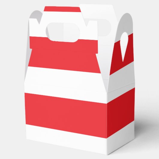 Witte en rode strepen bedankdoosjes (Geopend)
