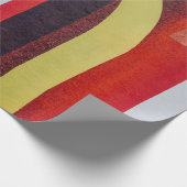 Witte en rode textiel cadeaupapier (Hoek)