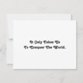 Witte en roodachtige bruine krullende paardenparen kaart (Achterkant)