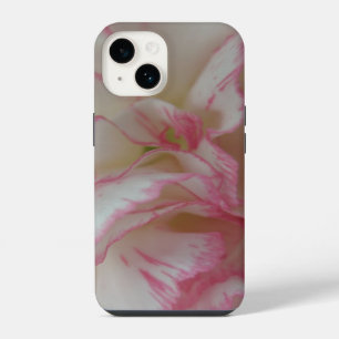 Witte en Roze Anjer iPhone 14 Hoesje