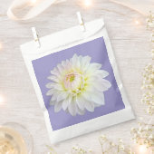 Witte en roze bloem bedankzakje (Geknipt)