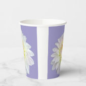 Witte en roze bloem papieren bekers (Links)