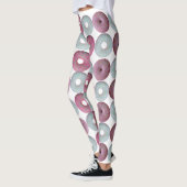 Witte en roze ijskorrels leggings (Links)