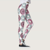 Witte en roze ijskorrels leggings (Rechts)