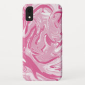 Witte en roze kieuwsteen Case-Mate iPhone case (Achterkant)