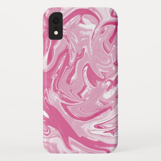 Witte en roze kieuwsteen Case-Mate iPhone case (Achterkant)