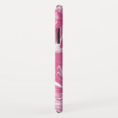 Witte en roze kieuwsteen Case-Mate iPhone case (Achterkant/rechts)