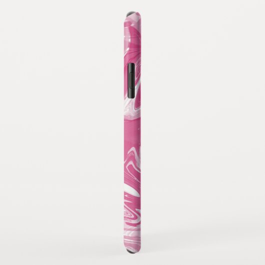 Witte en roze kieuwsteen Case-Mate iPhone case (Achterkant/rechts)