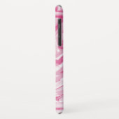 Witte en roze kieuwsteen Case-Mate iPhone case (Achterkant/links)