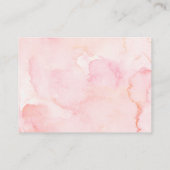 Witte en Roze Kleine Pompoen Boeken voor Baby Informatiekaartje (Achterkant)