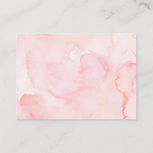 Witte en Roze Kleine Pompoen Boeken voor Baby Informatiekaartje (Achterkant)