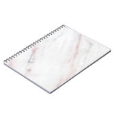 Witte en roze laptop notitieboek (Linkerzijde)