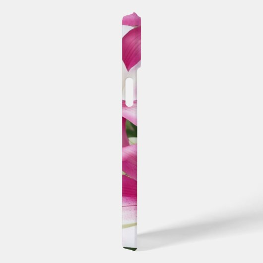 Witte en roze leliebloemen Case-Mate iPhone case (Achterkant / Rechts)
