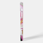 Witte en roze leliebloemen Case-Mate iPhone case (Achterkant / Links)