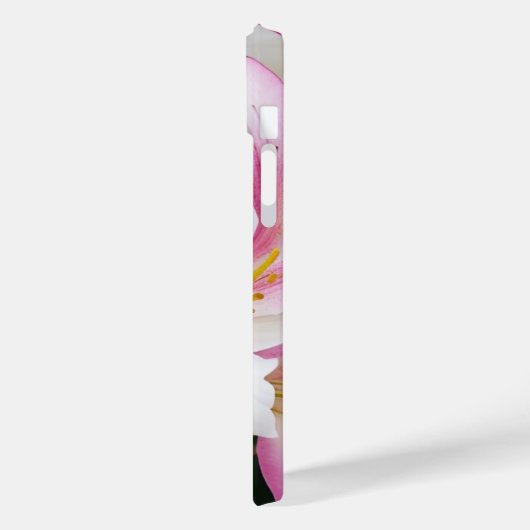 Witte en roze leliebloemen Case-Mate iPhone case (Achterkant / Links)