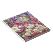 Witte en roze lentesbloesem in Wales Notitieblok (Schuin)