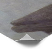 witte en roze mallows in een Vase Poster (Hoek)