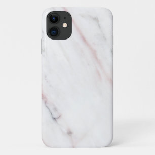 Witte en roze marmer Iphone draagtas Case-Mate iPhone Case