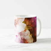 Witte en Roze Orchideeën – Elegante Bloemen Koffiemok (Voorkant rechts)