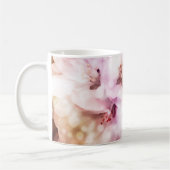 Witte en Roze Orchideeën – Elegante Bloemen Koffiemok (Links)