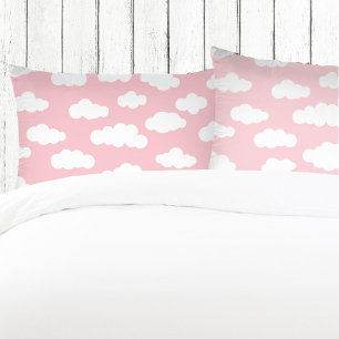 Witte en roze pasta's esthetisch kussensloop
