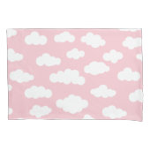 Witte en roze pasta's esthetisch kussensloop (Voorkant-Links)