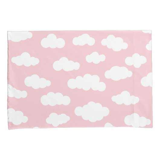 Witte en roze pasta's esthetisch kussensloop (Voorkant-Rechts)