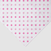 Witte en roze pokadot Birthday Tissuepapier (Detail)