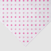 Witte en roze polka stip verjaardag tissuepapier (Detail)