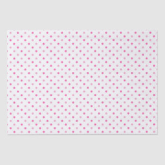 Witte en roze polka stip verjaardag tissuepapier