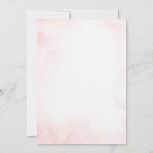 Witte en roze slak en paddenstoel bos verjaardag kaart (Achterkant)