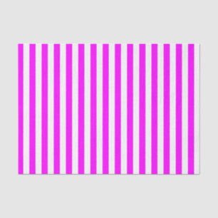 Witte en Roze Strepen Tissuepapier