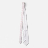 Witte en roze stropdas (Achterkant)