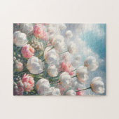 Witte en Roze Tulpen 252-delige Puzzel (Horizontaal)