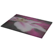 Witte en roze wolkenkraan snijplank (Hoek)