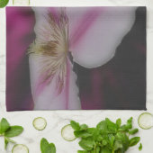 Witte en roze wolkenkraan theedoek (Gevouwen)