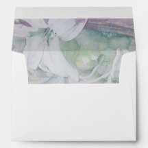 Witte en stoffige groene bloementrouwjurk