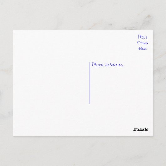 Witte en Tan Shih Tzu puppy hond Briefkaart (Achterkant)