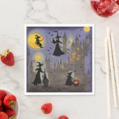 Witte en vleermuizen - papierluiers servet (Insitu)