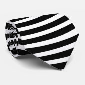 Witte en willekeurige kleuren met hypnotische kleu stropdas (Opgerold)