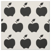 Witte en zwarte appels stof (Swatch)