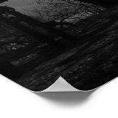 Witte en zwarte bomen poster (Hoek)