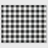 Witte en zwarte buffelplaat - Gift Wrap Cadeaupapier (Vlak)