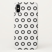 Witte en zwarte cirkels Case-Mate iPhone case (Achterkant)